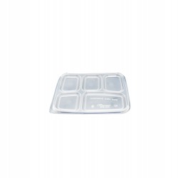 Five Compartment Food Container Lid (300 Pcs) | BTB-5CN-TOP