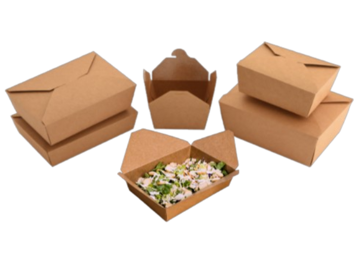 KRAFT Paper Take-Out Boxes